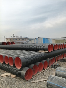 HDPE双壁波纹管PC头模制插座PVC/PE灌溉气体ASTM地下DWC管对接熔接 - Product Image 5