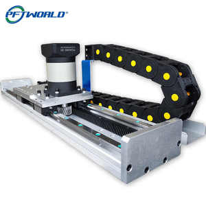 Cl145 Riel de guía lineal cruzado de pórtico con módulo deslizante lineal de piñón y cremallera ancha para automatización - Product Image 2