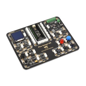 Kit de sensor de nivel de entrada Raspberry Pi Pico, incluye placa de expansión Pico y 15 módulos comunes, diseño todo en uno