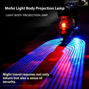 LED melek kanat karşılama ışık modifiye şasi ışık projeksiyon motosikletler için kolay kurulum aydınlatma sistemi - Product Image 3