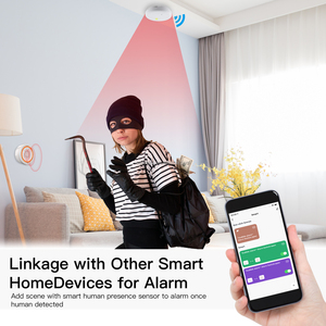 RTS Sistema de Seguridad Inteligente PARA EL Hogar con Sensor de Alarma de Sonido y Luz 90dB Sirena Tuya WiFi Alarma Audible Compatible con Android - Product Image 5