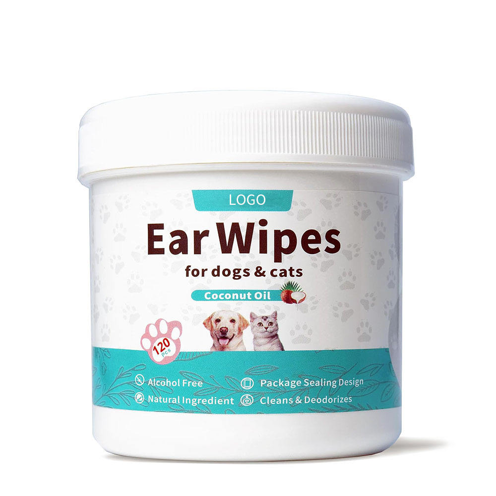 Lingettes désinfectantes pour animaux de compagnie 60 pcs