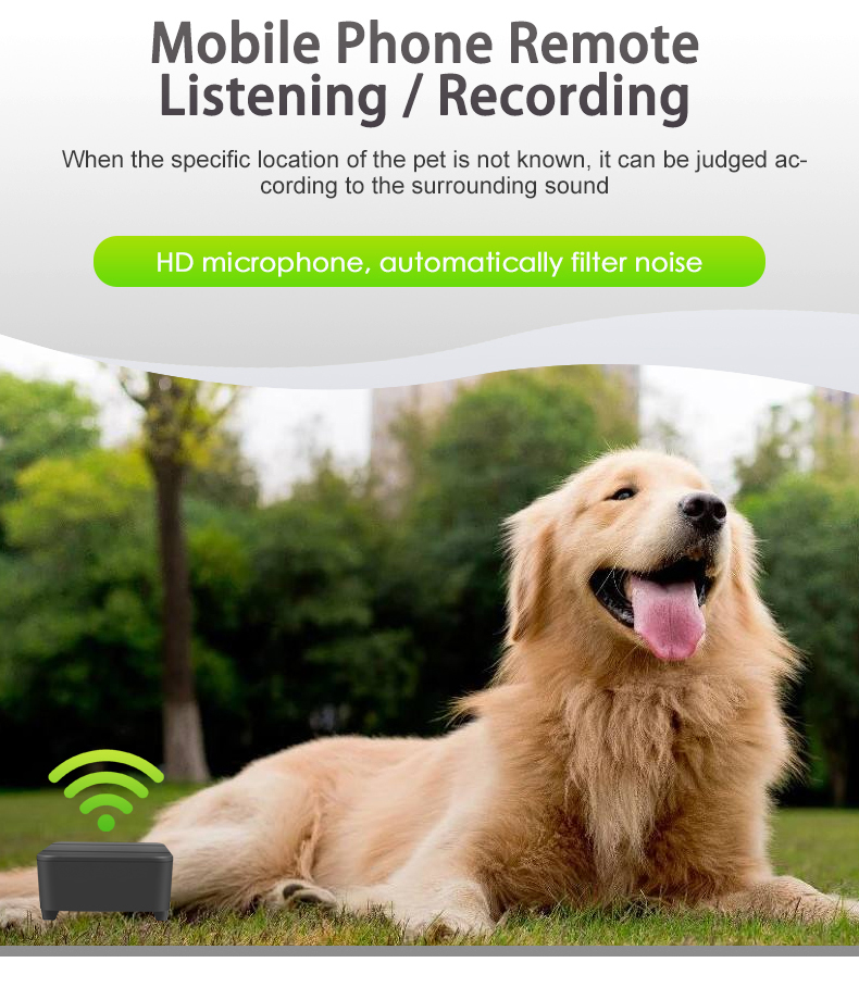 Dogs Pet Mini GPS Tracker Kids Personal Locator Anti-Lost Tracker Device Voice Monitor GSM GPRS Online Free Website APP