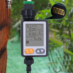 Jiuyi New Intelligent Irrigation <strong>Timer</strong> <strong>Controller</strong> with Rain <strong>Sensor</strong> LCD Screen Fully Automatic Garden Watering Drip Irrigation