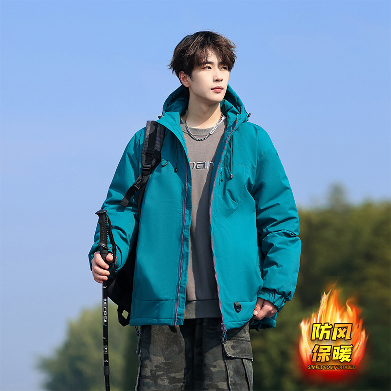 7870 cotton-padded coat - Wizard Green