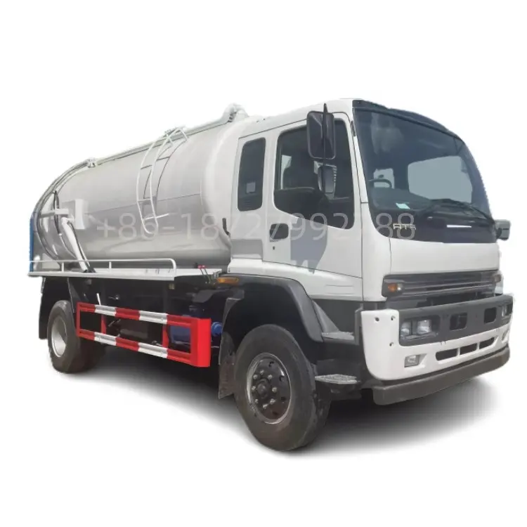 1suzu vakum kanalizasyon vidanjör kanalizasyon basınç jeti tankı 4x4 4WD Howo 4x2 pumper kanalizasyon vidanjörü satılık kamyonlar
