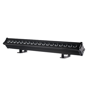 18 шт. RGBWAUV 6 в 1 Светодиодная панель управления светом DMX 512 IP65 наружная светодиодная настенная лампа