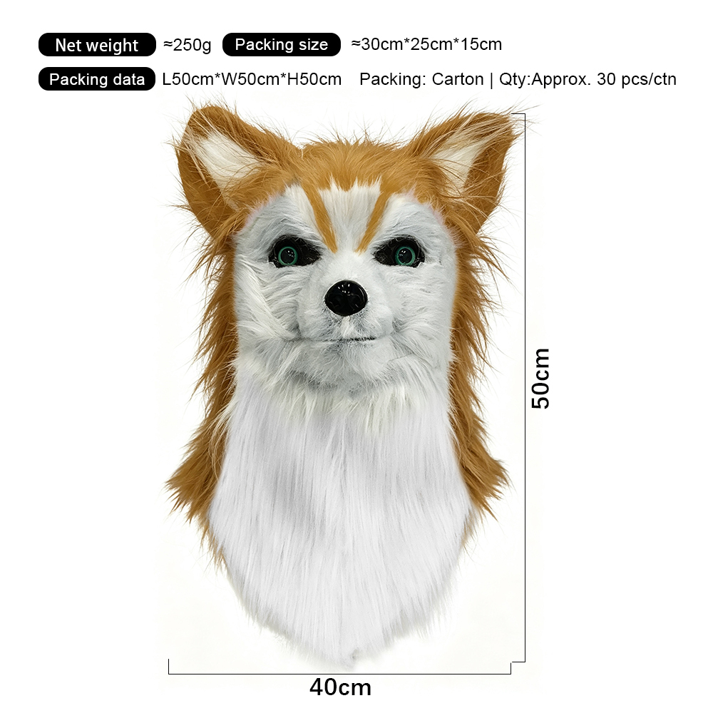 Yellow White Open Mouth Dog