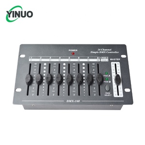Mini tragbare 16-Kanal-DMX-Konsole DC9V-Adapter Batterie DMX-Controller - Product Image 1