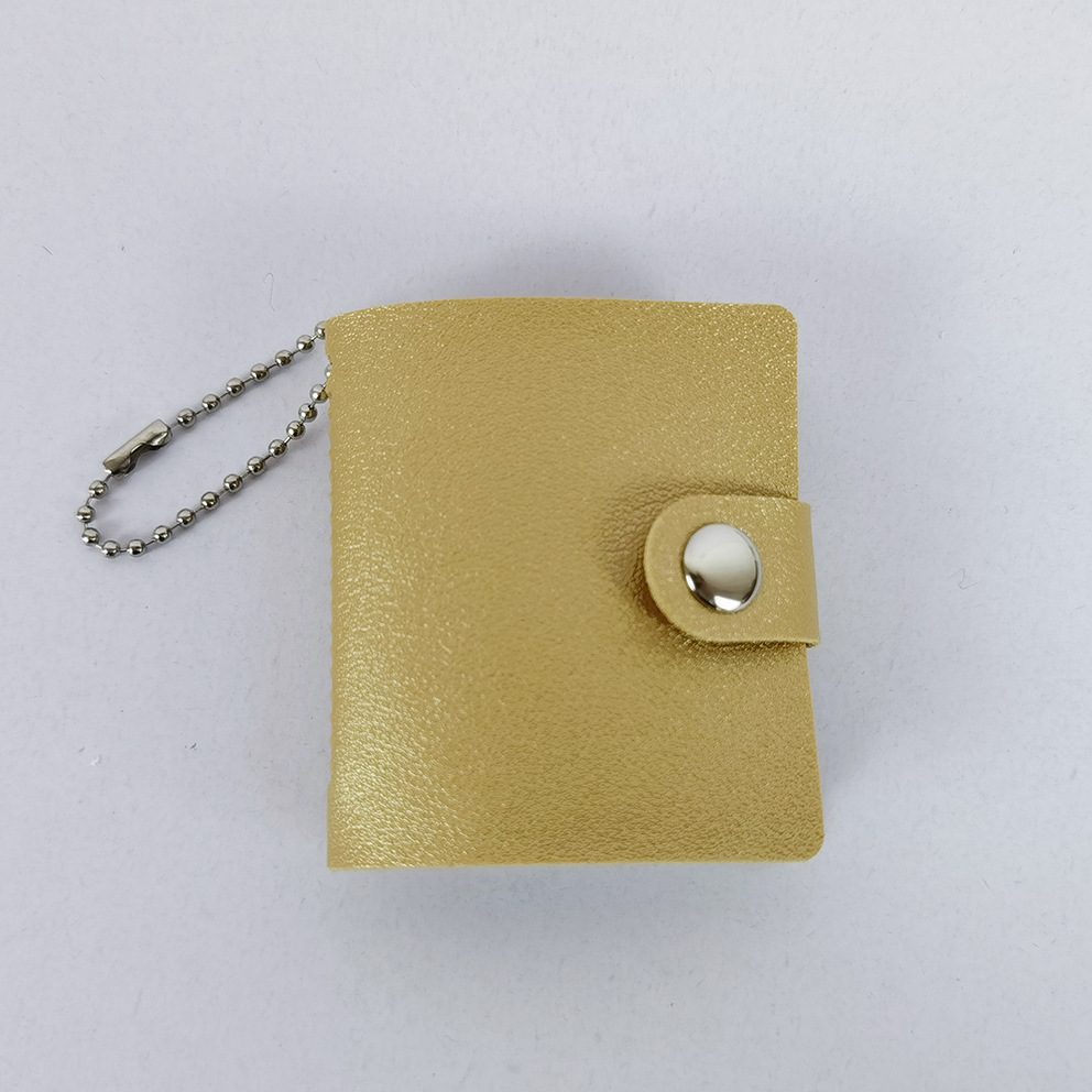 Cláusula de cadena de cuero dorado de 2 pulgadas.