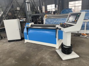 Längliche ovale Form Automatische Walz maschine Einfaches visuelles Programm CNC-Vollservo-Platte 4-Rollen-Blechbiegewalzen - Product Image 2