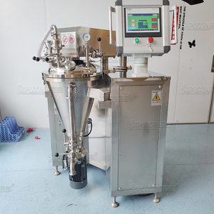 SPX Lab homojenleştirici makine süt kimyasalları işlemek için ısıtmalı karıştırıcı ile çift ceket vakum karıştırıcı - Product Image 6