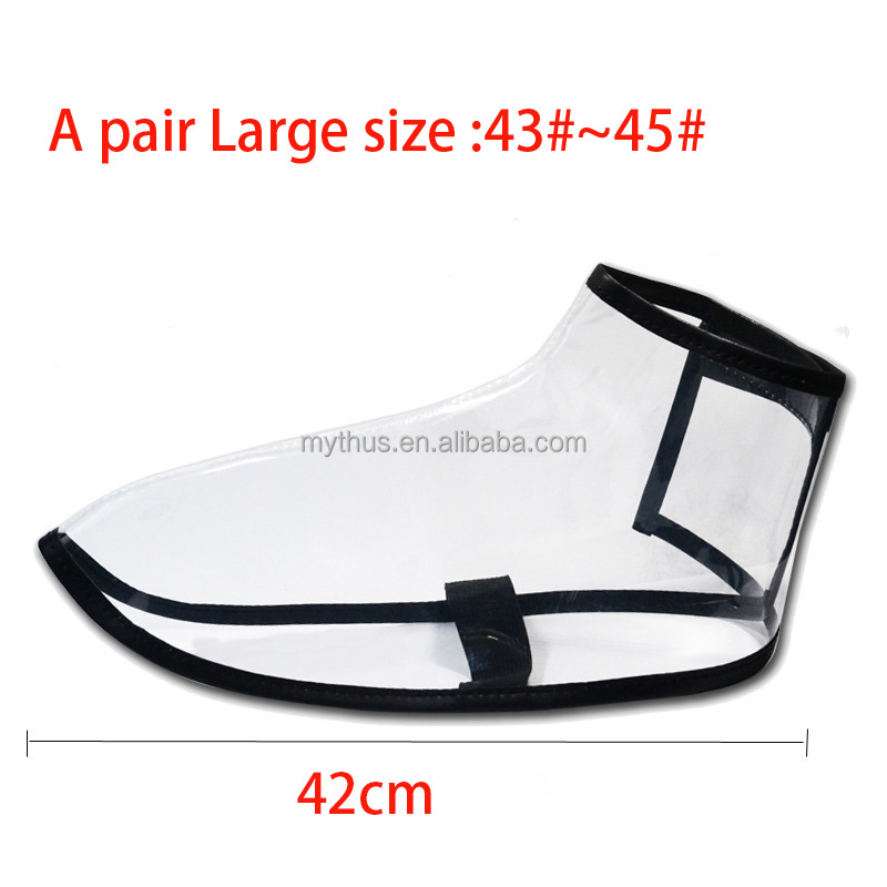 Moins cher Une paire grande taille coiffeur chaussures couverture