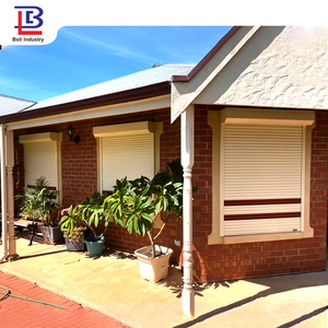 自动卷起窗和安全滚动窗住宅手动铝制卷帘窗 - Product Image 3