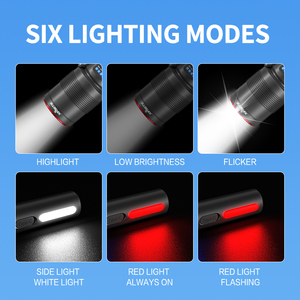 <span class=keywords><strong>LED</strong></span> hợp kim nhôm zoom đèn pin với USB sạc IP65 đánh giá ngân hàng điện đèn pin & ngọn đuốc - Product Image 5