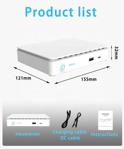 Multifunción mini DC UPS para WiFi router 10400mAh fibra WiFi router energía de respaldo - Product Image 3
