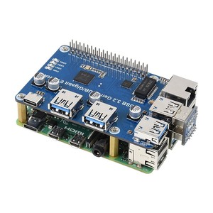 Scheda di espansione HAT HUB USB 3.2 Gen 1 e Gigabit Ethernet per Raspberry Pi 3 x USB, 1 x Gigabit ETH senza Driver - Product Image 6