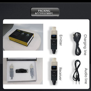 Portable Professional <strong>Microphone</strong> Transmitter Receiver Wired to Wireless Adapter with Portable Function - Product Image 2