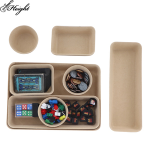 理想的纯色简约棋盘游戏存储创意棋盘游戏配件毛毡托盘 - Product Image 5