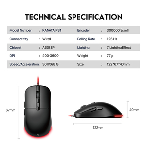 Fantech P31 Hero Wired Gaming Combo <strong>Keyboard</strong> <strong>Mouse</strong> <strong>and</strong> MousePad 7 RGB Lighting 104 Keys <strong>Keyboard</strong> Lightweight Combo for PC Gaming - Product Image 4