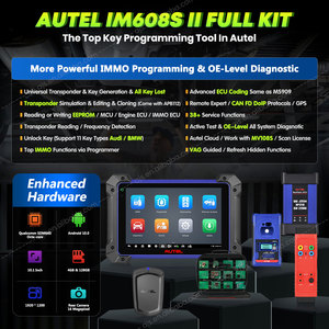 Autel MaxiIM IM608SIIカーキープログラミングコードリーダーIM608PROIIプログラマーOBD2スキャナー祭壇車両診断ツール