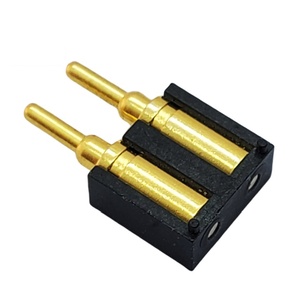 Shangte 2Pin yan lehimleme Pogo Pin özelleştirilmiş erkek şarj koltuk prob bahar yüksük Pogo pinli konnektör - Product Image 1