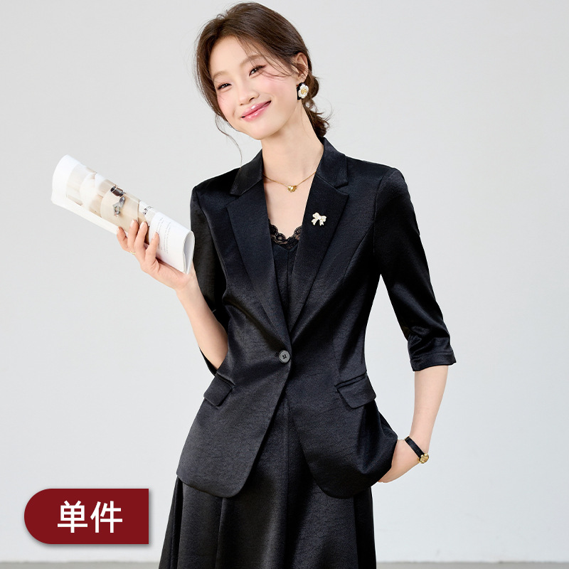 black suit