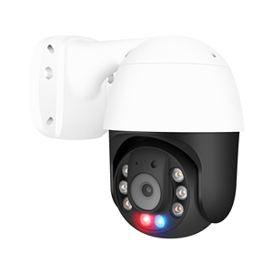 6MP 3X ซูมอัตโนมัติ PT POE รักษาความปลอดภัยกล้อง IP p/tilt ไซเรนและไฟฉายสีแดงสีฟ้าปลุกวิสัยทัศน์กลางคืนแบบ2ทางเสียง - Product Image 1