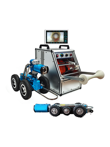 Cámara de inspección de Robot rastreador CCD de alta resolución 10,4 Monitor LCD Rotación de 360 grados Visión nocturna Tarjeta SD Wi-Fi analógica OEM - Product Image 4