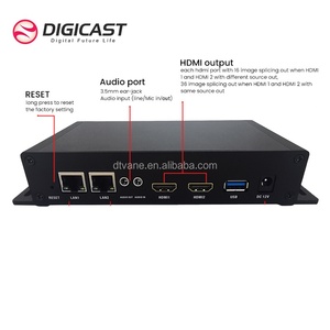 CCTV IP Camera VIdeo <strong>Decoder</strong> 4K CCTV RTSP SRT IP to HD Video <strong>Decoder</strong> with 36 Channels Splicing Out - Product Image 2