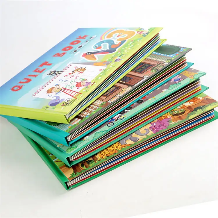 الساخن بيع اليدوية المواد الأطفال هادئة لصق ملصقات للكتب لغز مشغول كتاب لعبة المبكر ألعاب تعليمية للأطفال