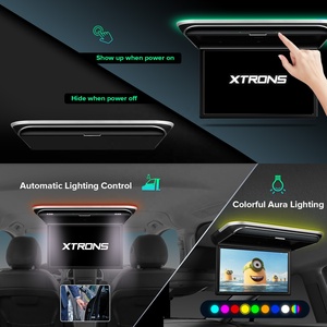XTRONS 17.3 Inch IPS Screen Android Flip Down Car Roof <strong>Monitor</strong> 8K Built in Speaker HD-MI <strong>Input</strong> Car TV for Alphard/Vellfire - Product Image 4
