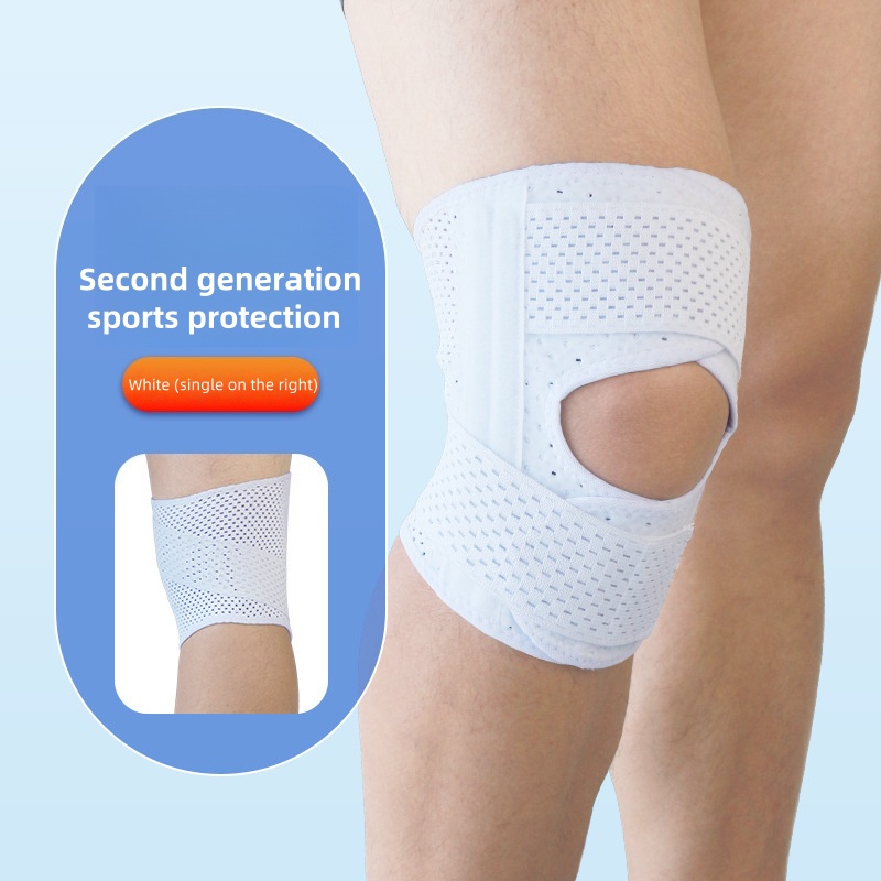 Rodilla derecha individual de segunda generación, color blanco.