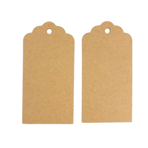 Cheap Custom Design Printing Name Logo Paper Garment Hangtag Labels Clothing <strong>Hang</strong> <strong>Tags</strong> <strong>With</strong> <strong>String</strong> - Product Image 2