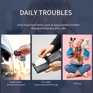 智能全球定位系统跟踪器无线钥匙查找器定位器背包防丢失防盗报警器儿童汽车宠物迷你全球定位系统跟踪器 - Product Image 2