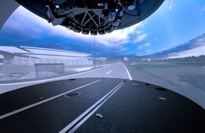 Pantalla de proyección curvada grande para sistema de simulador de vuelo/pantalla de proyección curva de marco fijo de 180 grados - Product Image 5