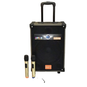 新款12英寸家庭影院系统卡拉ok蓝牙扬声器LT-910/912低音炮音箱，带发光二极管灯10英寸手推车扬声器 - Product Image 1