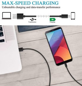 สายชาร์จข้อมูลพลาสติก USB ไปยัง V8ขนาดเล็กสำหรับ Samsung Galaxy S7 S6 J7 EDGE Note 5 Kindle MP3/MP4 PS4 - Product Image 6