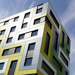 4 mm PVDF Farbe Alucobond feuerfeste Außenwandverkleidung Aluminium-Verbundplatten