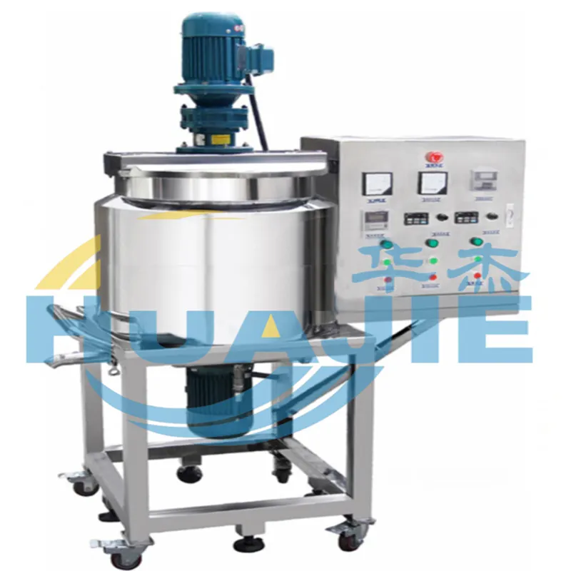 HJ-YSH Sus316 sıvı deterjan el yıkama kimyasal üretim ekipmanları ve yüksek hızlı ısıtmalı homojenleştirici karıştırma tankı
