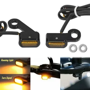 Mini tín hiệu lần lượt ánh sáng LED chạy chỉ số đèn phù hợp cho Harley Sportster XL883 1200 72 48 2004-2020 - Product Image 5