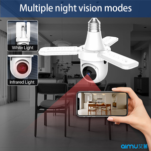 V380PRO T23ホームセキュリティワイヤレスCCTVカメラHDナイトビジョンWifi省エネ光Bulb-2MP解像度CMOSセンサー - Product Image 3