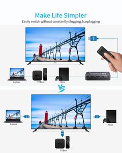 ITE 4K HDMI anahtarı 3 Port 4K 60Hz HDMI2.0 3 1 Out Switcher seçici kutusu ile uzaktan PS4 Xbox için HDCP2.2 anahtarı HDMI destekler - Product Image 4