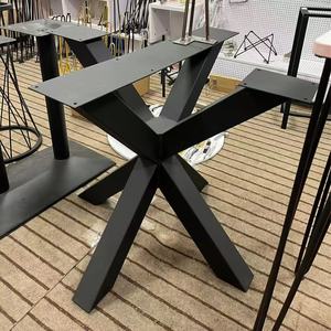 餐厅基座书桌餐厅家具腿钢方形桌腿木质桌子金属钢桌子底座 - Product Image 1