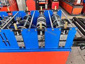 Chất lượng cao 15 m/phút ppgi tấm kim loại tự động máng xối cuộn tạo thành máy cho nước mưa mái thung lũng lõi thành phần động cơ - Product Image 3