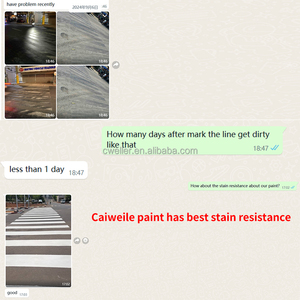 Mexico tiêu chuẩn nhựa nhiệt dẻo đường đánh dấu Sơn đầu đường sơn 3-5 phút Thời gian sấy 25kgs/túi ISO9001 chứng nhận - Product Image 5