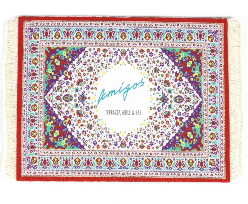 Özelleştirilmiş baskı çevre dostu halı Mouse Pad halı kilim Mouse Pad