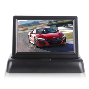<strong>Reverse</strong> Assist With Waterproof and Night Vision Camera 4.3inch Foldable TFT <strong>LCD</strong> Monitor Backup Camera Rearview Monitor <strong>System</strong> - Product Image 5