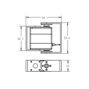 RDS3120MG 20KG Metall getriebe Digital Servo RDS3120 Roboter Arduino Servo mit langer und kurzer gerader U-Halterung