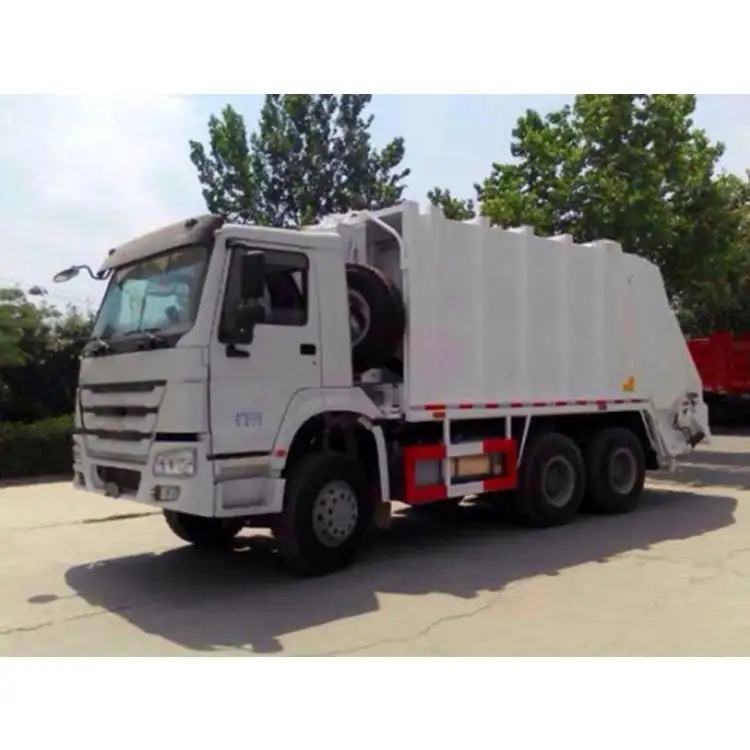 Hydraulic lifting garbage truck refuse collector tricycle garbage collection disposal vehicle